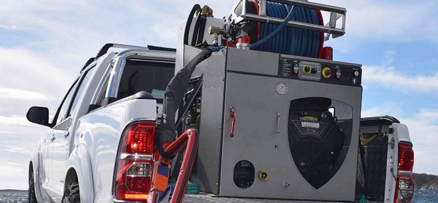 Systm Coldcut cobra na pickup automobilu.